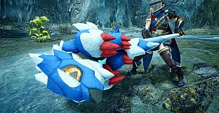 Monster Hunter Rise - "Stuffed Lunagaron" Hunter layered weapon (Switch Axe)