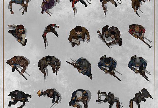 Fantasy Grounds - Top Down Tokens - Steampunk