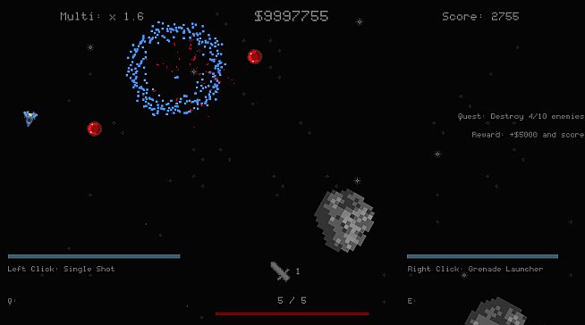 Asteroids... But Roguelite
