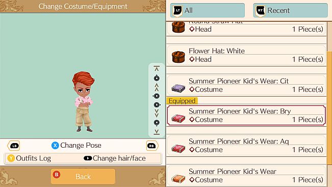 Frontier Summer Clothes Set - WorldNeverland - Daily Life in the Elnea Kingdom - Another Life Adventure