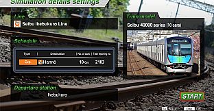 JR EAST Train Simulator: Seibu Railway Ikebukuro Line (Ikebukuro to Hannō) 40000 Series