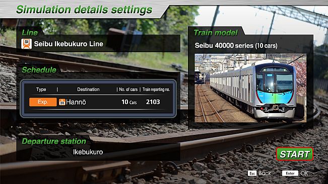 JR EAST Train Simulator: Seibu Railway Ikebukuro Line (Ikebukuro to Hannō) 40000 Series