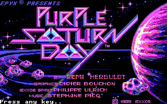 Purple Saturn Day