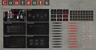 Tyrano Builder - Visual Novel GUI Pack #2 Color-Red [kopanda UI]