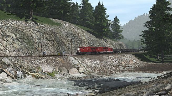 Trainz 2019 DLC - Canadian Rocky Mountains Viktor Lake to Ross Peak and Glacier