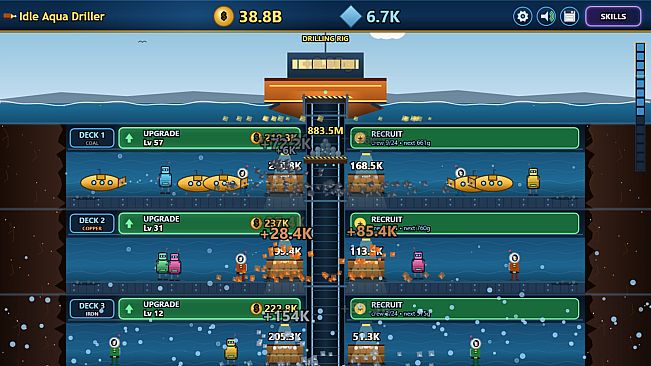 Idle Aqua Driller