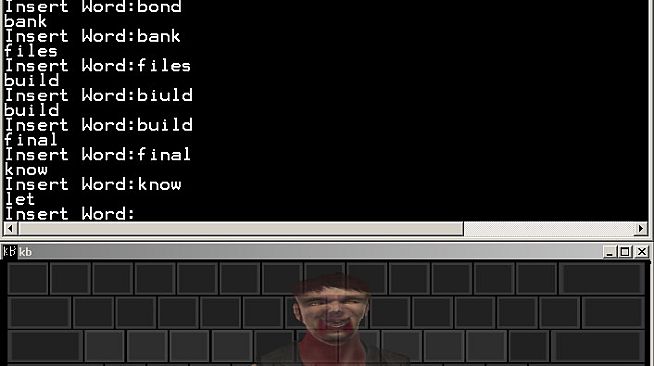 Touch Typing Home Row Speed Grinder - Zombie Black Layout Prowl Skin