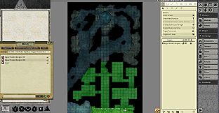 Fantasy Grounds - Pathfinder RPG - Pathfinder Flip-Mat: Bigger Flooded Dungeon