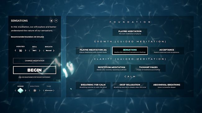 PLAYNE : The Meditation Game