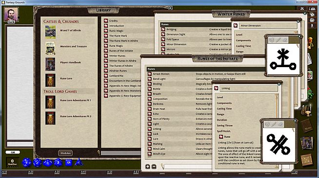 Fantasy Grounds - C&C: Rune Lore