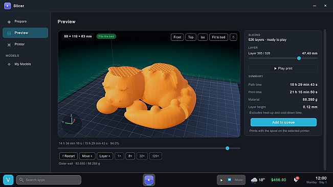 First Layer: 3D Printing Simulator