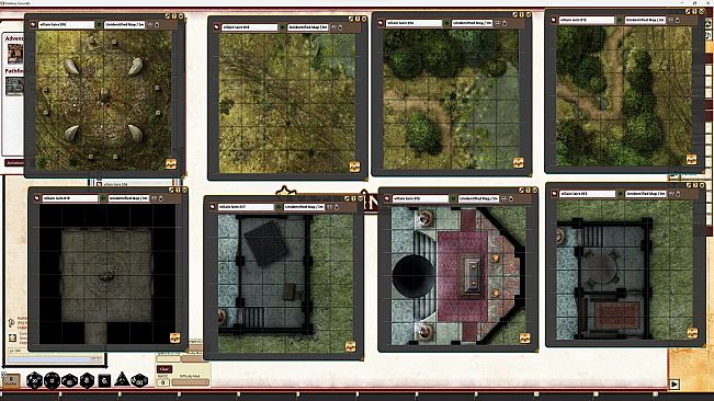 Fantasy Grounds - Pathfinder RPG - Pathfinder Flip-Tiles - Villain Lairs set