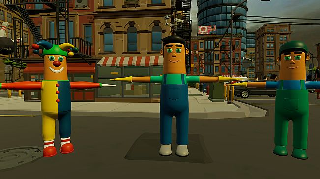 Toon comic characters for clip maker