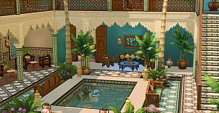 The Sims 4 Courtyard Oasis Kit
