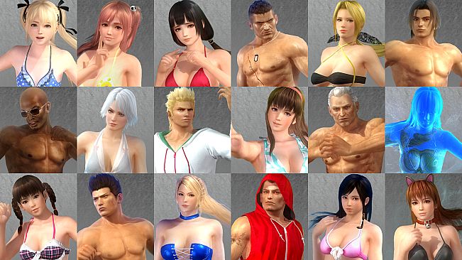 DOA5LR Zack Island Swimwear Set