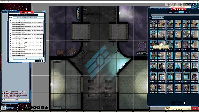 Fantasy Grounds - Starfinder Flip-Tiles - City Alien Quarter Expansion