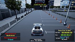 1980s & 90s Style - Retro Track Car Racer