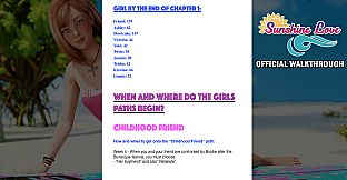 Sunshine Love CH1 Walkthrough