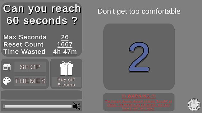 Can you reach 60 seconds