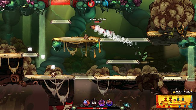 Vinnie and Spike - Awesomenauts Character