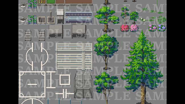 RPG Maker MZ - DorapixelMapChips - Modern JP Schools
