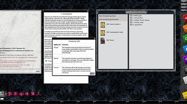 Fantasy Grounds - Rome (BRP)