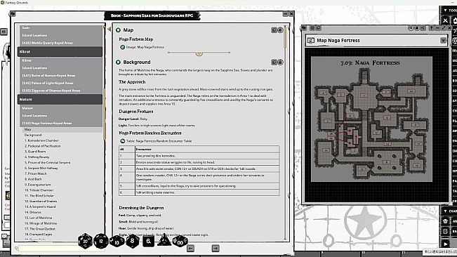 Fantasy Grounds - Sapphire Seas for Shadowdark RPG