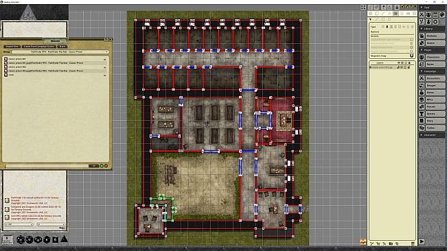 Fantasy Grounds - Pathfinder RPG - Pathfinder Flip-Mat - Classic Prison