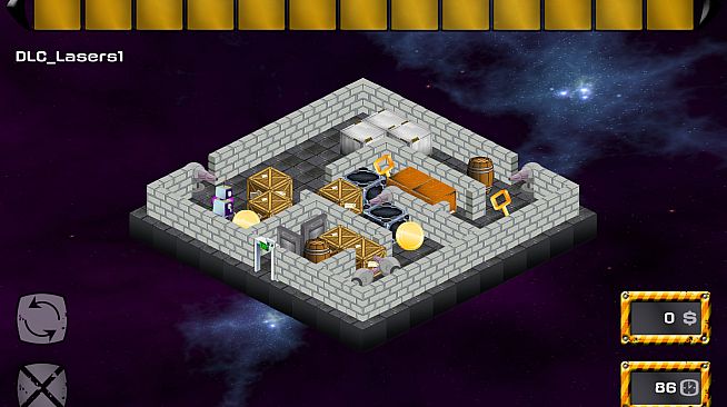 Abrix the robot - rooms with lasers DLC