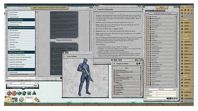 Fantasy Grounds - Rifts for Savage Worlds: Savage Foes of Europa