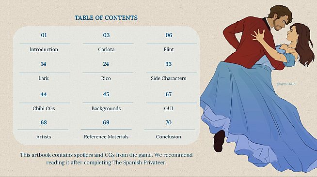 The Spanish Privateer — Digital Bundle: Artbook, Game Guide, and Wallpapers