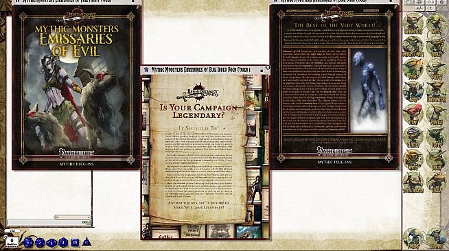 Fantasy Grounds - Mythic Monsters #22: Emissaries of Evil (PFRPG)