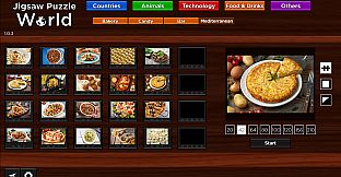 Jigsaw Puzzle World - Mediterranean Food