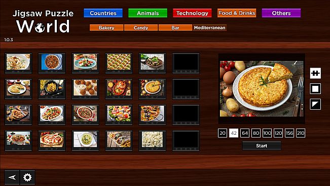 Jigsaw Puzzle World - Mediterranean Food
