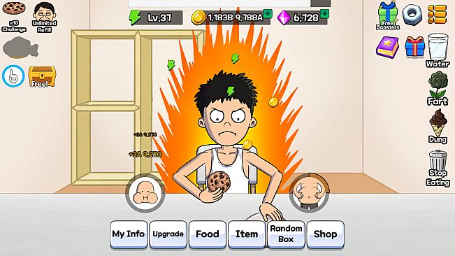 Food Fighter Clicker Games