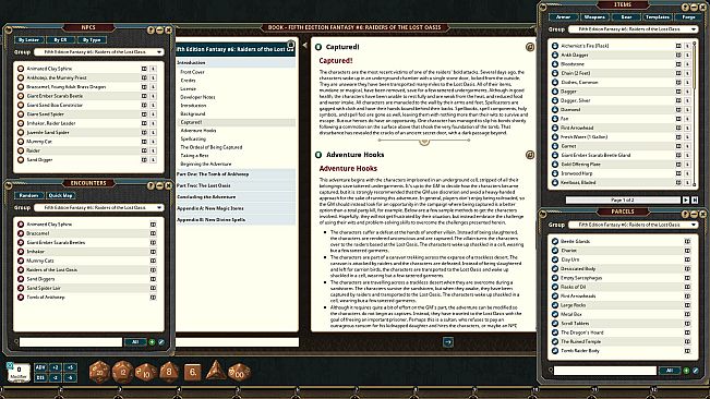 Fantasy Grounds - Fifth Edition Fantasy #6: Raiders of the Lost Oasis