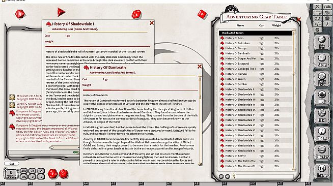 Fantasy Grounds - Baldur's Gate: Enhanced Edition Item Pack