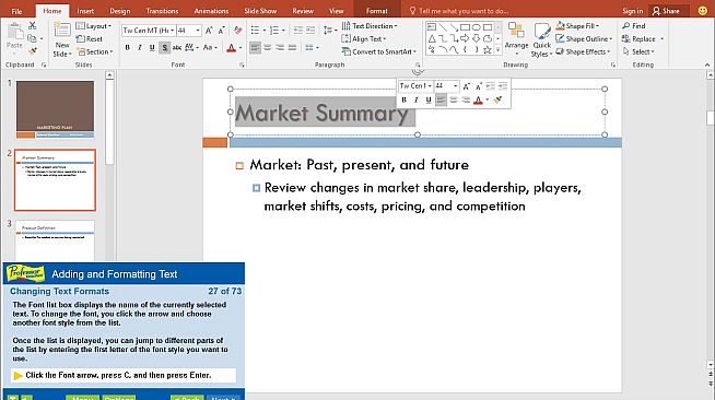 Professor Teaches PowerPoint 2016