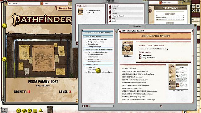 Fantasy Grounds - Pathfinder 2 RPG - Pathfinder Bounty # 18: From Family Lost