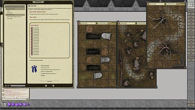 Fantasy Grounds - GameMastery Map Pack: Graveyard
