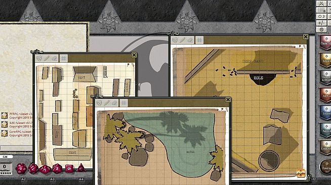 Fantasy Grounds - Pulp Themed Maps