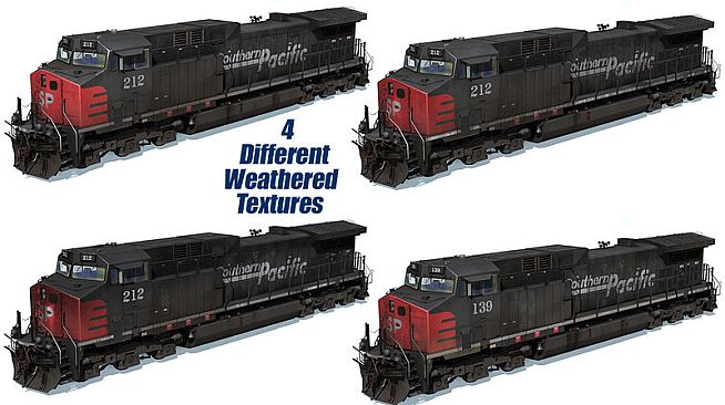 Trainz 2022 DLC - Southern Pacific AC4400CW 100-299