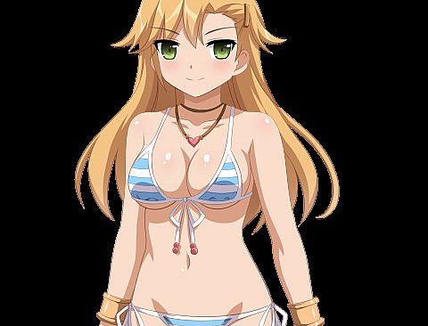 Sakura Clicker - Striped Bikini