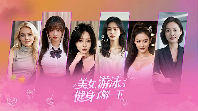 美女，游泳健身了解一下