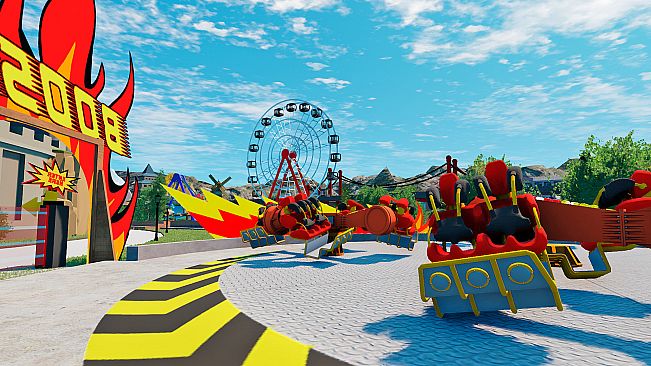 Booster Ride - Orlando Theme Park VR