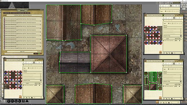 Fantasy Grounds - Pathfinder RPG - Flip-Tiles - Urban Slums Expansion