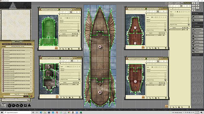 Fantasy Grounds - Pathfinder RPG - Map Pack: Armada
