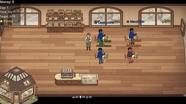 Coffee Shop: Daily Shift