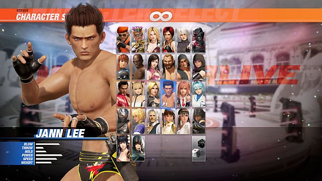 DOA6 Jann Lee Deluxe Costume