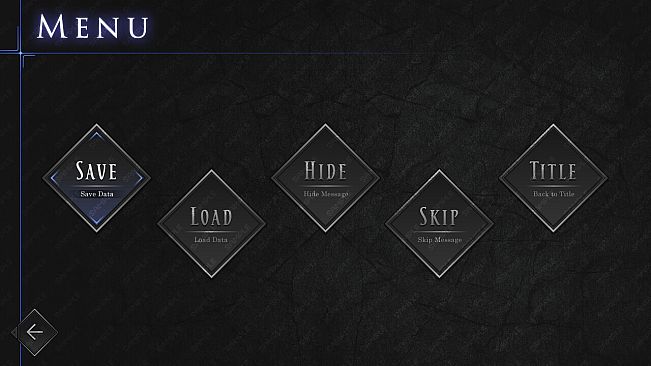 Tyrano Builder - Visual Novel GUI Pack #2 Color-Blue [kopanda UI]